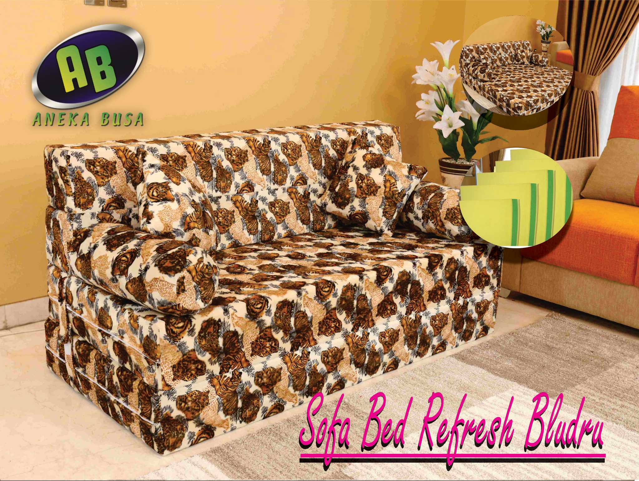 Sofa Bed Aneka Cover Bludru